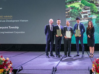 Tập đoàn Nam Long (NLG) “lập poker” tại giải thưởng Bất động sản châu Á Thái Bình Dương