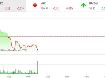 Phiên sáng 6/9: Dòng tiền rút lui