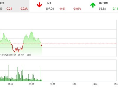 Phiên sáng 11/11: Thị trường phân hóa, VN-Index tiếp tục điều chỉnh nhẹ