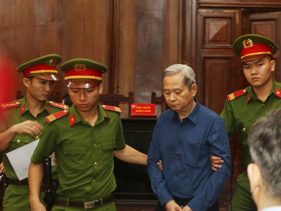 Cựu Phó chủ tịch UBND TP.HCM Nguyễn Hữu Tín (ảnh: Lê Toàn)