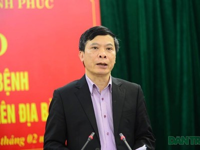 Ông Nguyễn Thanh Hải, Giám đốc Sở Y tế tỉnh Vĩnh Phúc.