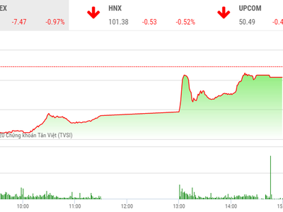 Phiên chiều 13/3: Chứng khoán lại có thêm 5' lịch sử