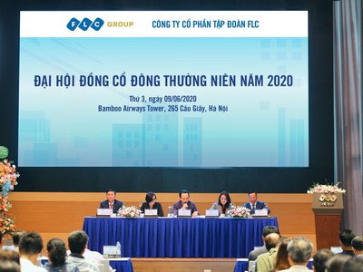 Ban chủ tọa Đại hội đồng cổ đông thường niên Tập đoàn FLC năm 2020