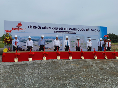 Đồng Tâm Group khánh thành giai đoạn 1 và khởi công giai đoạn 2 Cảng quốc tế Long An