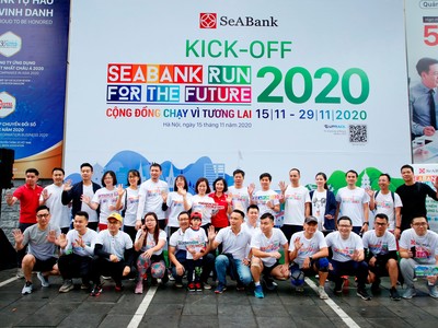 Gần 125.000 vận động viên tham gia giải chạy “SeABank Run For The Future 2020”