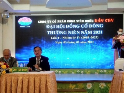 ĐHCĐ thường niên Công viên nước Đầm Sen (DSN): Đưa ra 2 kịch bản cho năm 2021