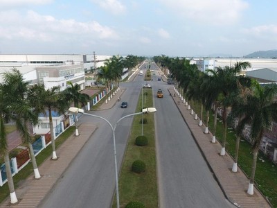 Khu công nghiệp Tràng Duệ, Hải Phòng đang thu hút nhiều nhà đầu tư.