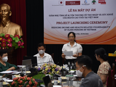 Nhật Bản tài trợ 2,75 triệu USD nhằm cải thiện kinh tế và sức khỏe của người cao tuổi Việt Nam