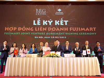 BRG và Sumitomo Corporation liên doanh phát triển thêm 50 siêu thị FujiMart
