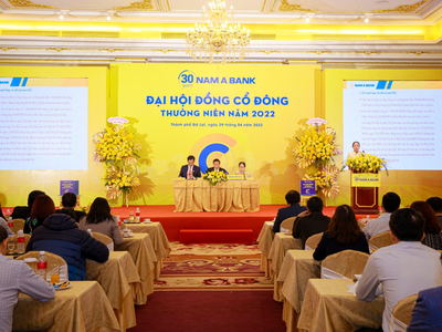 ĐHCĐ Nam A Bank (NAB): Chia cổ tức tỷ lệ 29%, sẽ niêm yết cổ phiếu trên sàn HOSE hoặc HNX