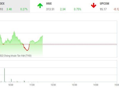 Giao dịch chứng khoán sáng 30/5: Nhóm dầu khí và chứng khoán hút dòng tiền