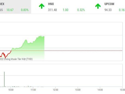 Giao dịch chứng khoán sáng 6/6: Chưa gỡ được "chốt" 1.300, nhóm cổ phiếu điện tỏa sáng