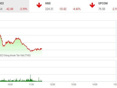 Phiên giao dịch sáng ngày 7/10: Thị trường tiếp tục lao dốc, lực bắt đáy đã tăng lên