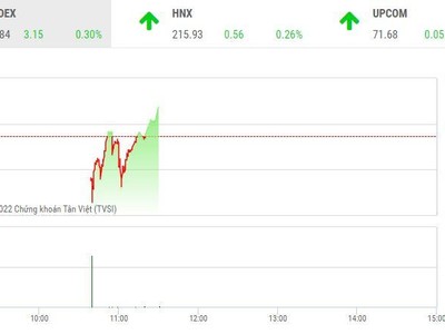 Giao dịch chứng khoán sáng 9/12: Thị trường giằng co, NVL và HPX tiếp tục bị bán tháo