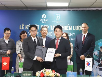 Ngân hàng Shinhan hợp tác chiến lược cùng hệ thống Trường Quốc tế Canada Lào Cai 