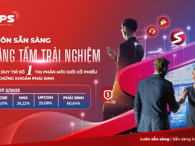 VPS duy trì Top 1 thị phần quý II/2023