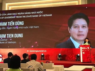 Ông Phạm Tiến Dũng, Phó Thống đốc NHNN Việt Nam phát biểu tại Hội thảo