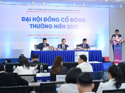 ĐHCĐ Vietinbank Securities (CTS): Mục tiêu lãi ròng 297,4 tỷ đồng trong năm 2025, tăng vốn lên 2.127 tỷ đồng