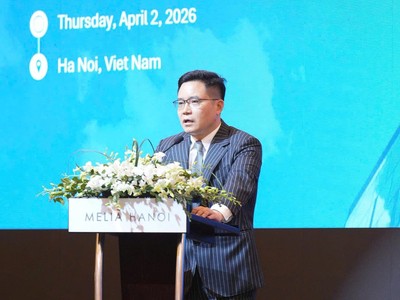 Ông Nguyễn Quang Thuân, Chủ tịch FiinGroup & FiinRatings phát biểu khai mạc