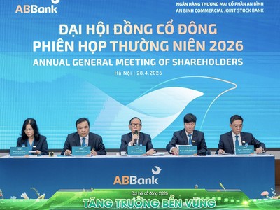 ABBank (ABB) đạt 1.500 tỷ đồng lợi nhuận trước thuế quý I, mục tiêu 4.500 tỷ đồng cả năm 