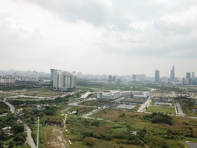 Quận 2 nhìn từ trên cao (ảnh:Trọng Tín)