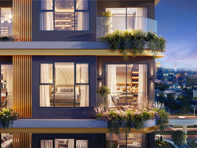 Thiết kế vườn treo là điểm nổi bật của dự án The Infinity