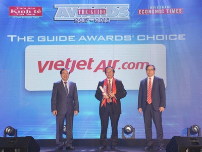 Vietjet được vinh danh “Hãng hàng không tiên phong” tại The Guide Awards 19