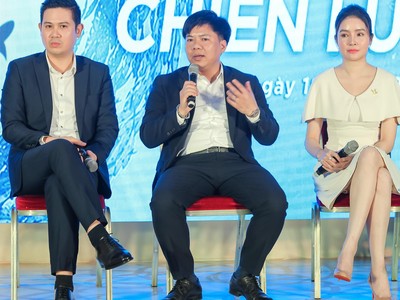 Shark Nguyễn Ngọc Thủy (giữa) đã đầu tư tổng số tiền hơn 74 tỷ đồng vào các startup trong Shark Tank