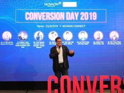  Ông Matthew Heller, Tổng giám đốc quản lý đối tác cấp cao Google khu vực Ấn Độ và  Đông Nam Á tại ngày hội “Conversion day 2019”