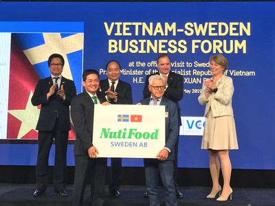 Sự kiện có sự chứng kiến của Thủ tướng Chính phủ Việt Nam Nguyễn Xuân Phúc, Thủ tướng Thụy Điển Stefan Löfven.