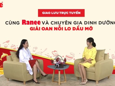TS-BS. Phan Bích Nga, Giám đốc Trung tâm Khám và Tư vấn dinh dưỡng trẻ em, Viện Dinh dưỡng Quốc gia trong buổi Giao lưu trực tuyến “Giải oan nỗi lo dầu mỡ”