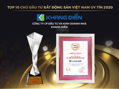 Trao giải Top 10 chủ đầu tư bất động sản Việt Nam uy tín năm 2020 
