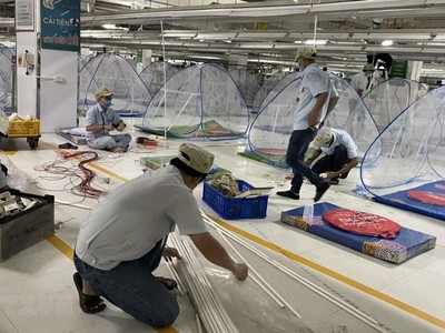 Doanh nghiệp tại Bình Dương thực hiện 3 tại chỗ.