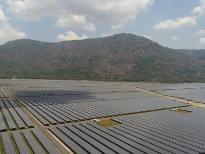 Nhà máy Điện mặt trời Sao Mai - công suất 210MWp tại Tịnh Biên - An Giang. 