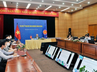 Đoàn Việt Nam tham dự Hội đồng Khu vực mậu dịch tự do ASEAN lần thứ 35 (AFTA 35) theo hình thức trực tuyến