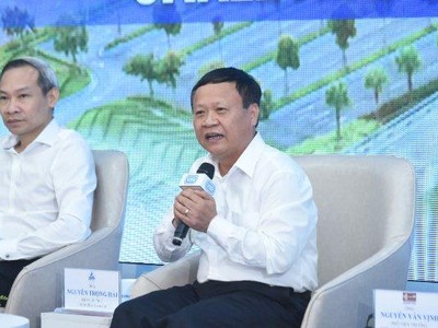 Ông Nguyễn Trọng Hài, Phó Chủ tịch UBND tỉnh Lào Cai cho biết hiện mặt bằng đầu tư sân bay Sapa đã giải phóng xong đến 60%. Ảnh Dũng Minh