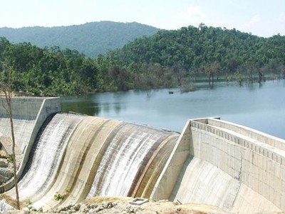 Nhà máy thuỷ điện Khe Diên của Công ty cổ phần Sông Ba.