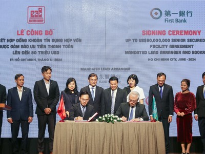Tập đoàn Sao Mai Group và Ngân hàng First Commercial Bank ký kết hợp tác.