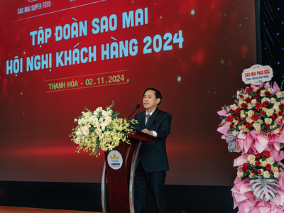Ông Lê Văn Cảnh, Tổng giám đốc Công ty IDI phát biểu khai mạc Hội nghị khách hàng 2024.