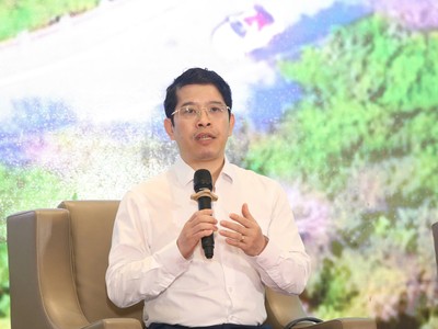 Ông Nguyễn Đình Thọ, Viện trưởng Viện Chiến lược, Chính sách Tài nguyên và Môi trường. Ảnh Dũng Minh.