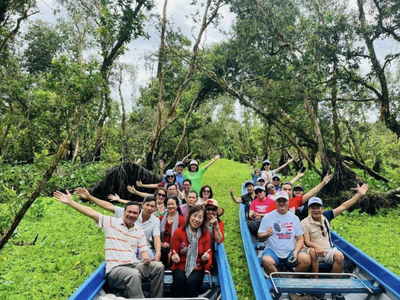 Chào thiên cảnh Trà Sư - điểm đến du lịch hấp dẫn.