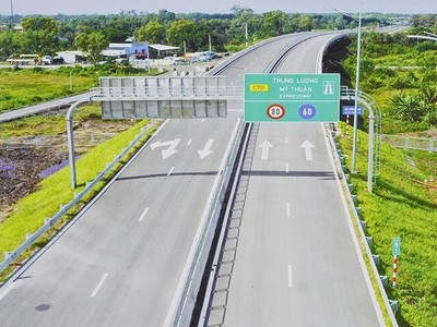 Tuyến cao tốc TP.HCM- Trung Lương- Mỹ Thuận mở rộng có chiều dài khoảng 96,13 km.
