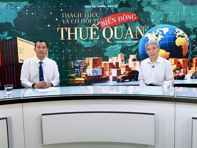 Ngày 10/4 Báo Tài chính Đầu tư tổ chức Talkshow với chủ đề “Thách thức và cơ hội từ biến động thuế quan”. Ảnh Chí Cường.