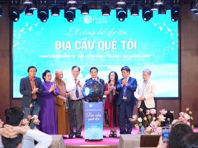 “Địa cầu Quê tôi” là tâm huyết kết tinh từ 60 năm trăn trở và 5 năm nghiên cứu của kiến trúc sư Lê Viết Hải