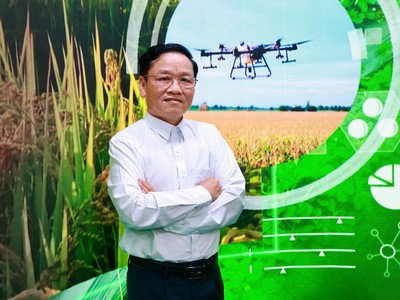 TS Lê Hoàng Kiệt, Giám đốc Sản phẩm mới và Giải pháp Dịch vụ Nông nghiệp, Công ty Cổ phần Phân bón Dầu khí Cà Mau (PVCFC) . Ảnh Chí Cường.