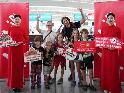 Thai AirAsia chính thức khai trương đường bay mới Hà Nội - Luang Prabang theo Thương Quyền Năm