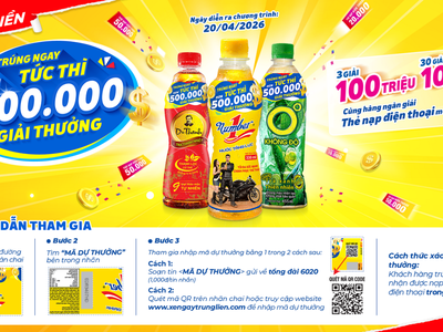Xé nhãn Number 1, kỹ sư công trình bất ngờ nhận giải thưởng 100 triệu đồng