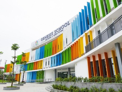 Trường Mầm non và Tiểu học Genesis của  Capital House tại Khu đô thị Tây Hồ Tây đã được VGBC trao chứng nhận LOTUS hạng vàng - giai đoạn hoàn công.