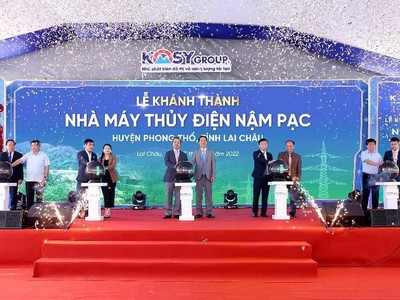 Tập đoàn Kosy khánh thành Nhà máy Thủy điện Nậm Pạc hơn 1.100 tỷ đồng