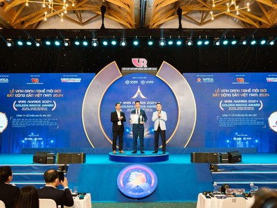 Mai Việt Land nhận giải thưởng Cầu Vàng - Thương hiệu Quốc gia về Môi giới bất động sản